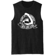 Hits Like A Girl Unisex Muscle Tank